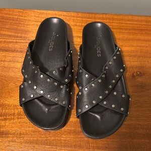 Jslides studded sandal